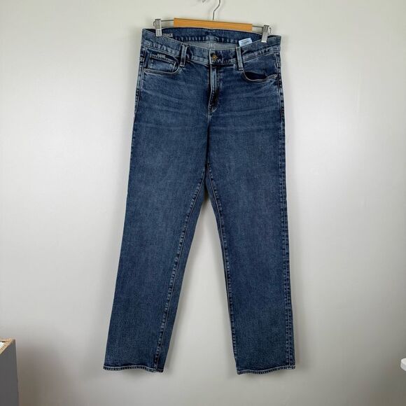 G STAR RAW Strace Straight Jeans Women's Size 31 Inseam 32 Tall Medium Blue - Picture 1 of 8